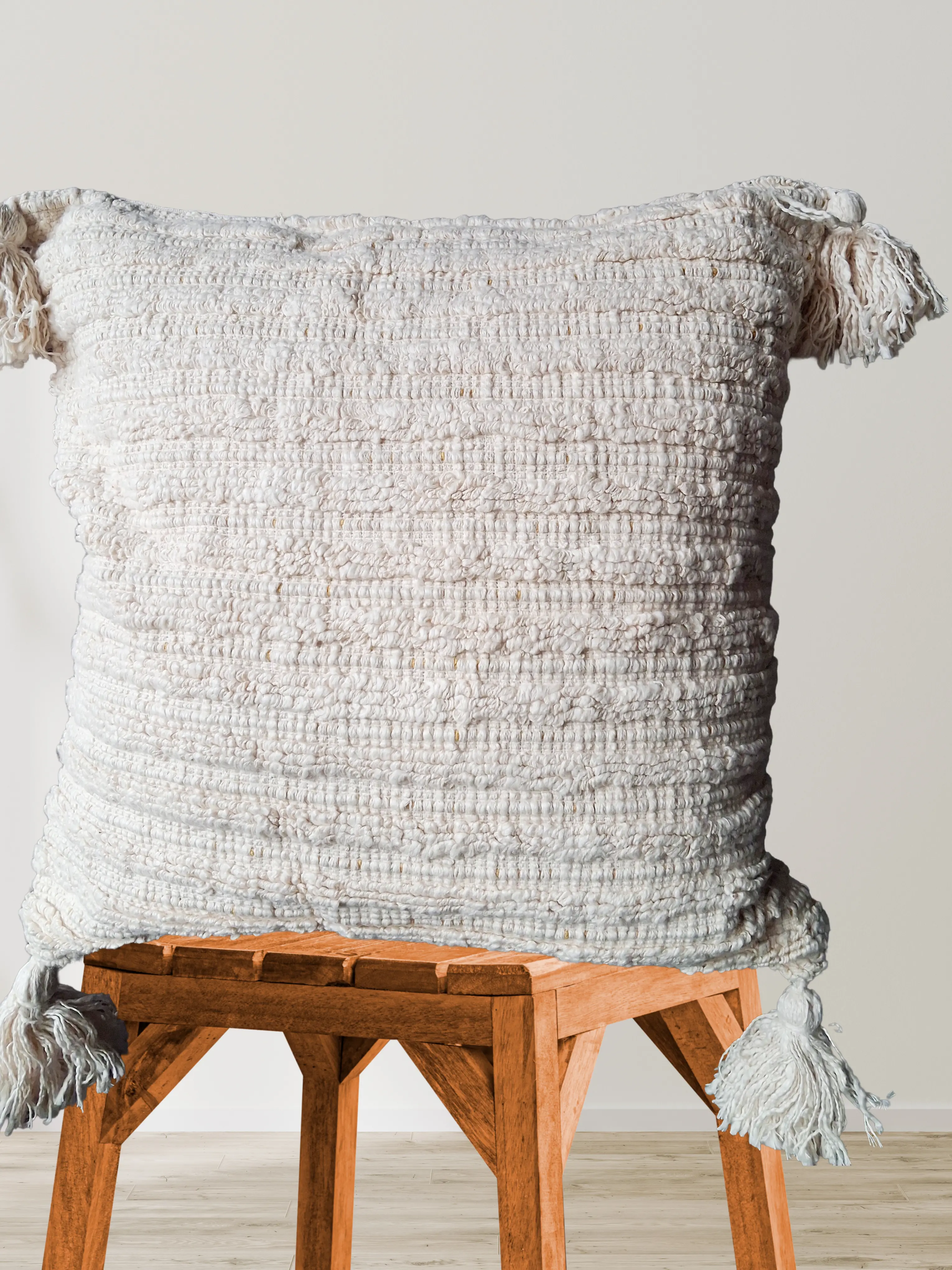 Vanilla Weave Cushion Cover 18 x 18 in