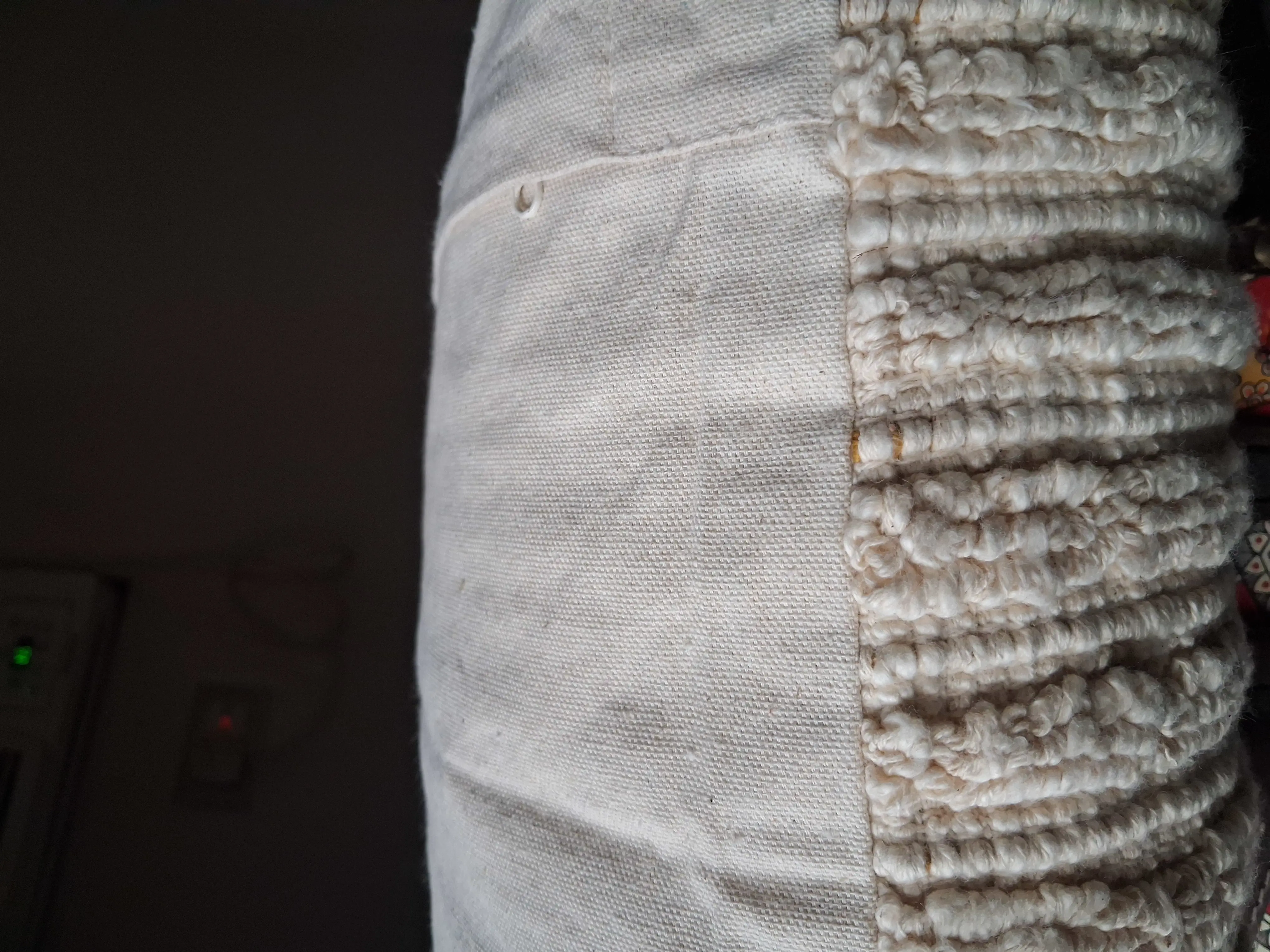 Vanilla Weave Cushion Cover 18 x 18 in